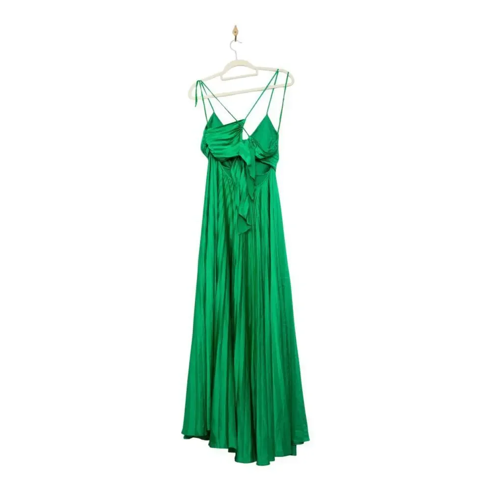 A.L.C. Aries Green Maxi Dress Size 10 - Pre-owned
